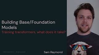 LLM2 Module 1 - Transformers | 1.6 Base/Foundation Models