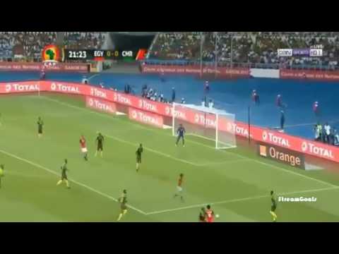 هدف محمد النني في الكاميرون نهائي 2017 