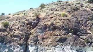 Cliff jumping at Blue Lake in Oroville, WA