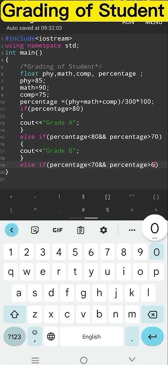 Marks Grading of Student|Use of Nested If Statement|Learn Cpp ...