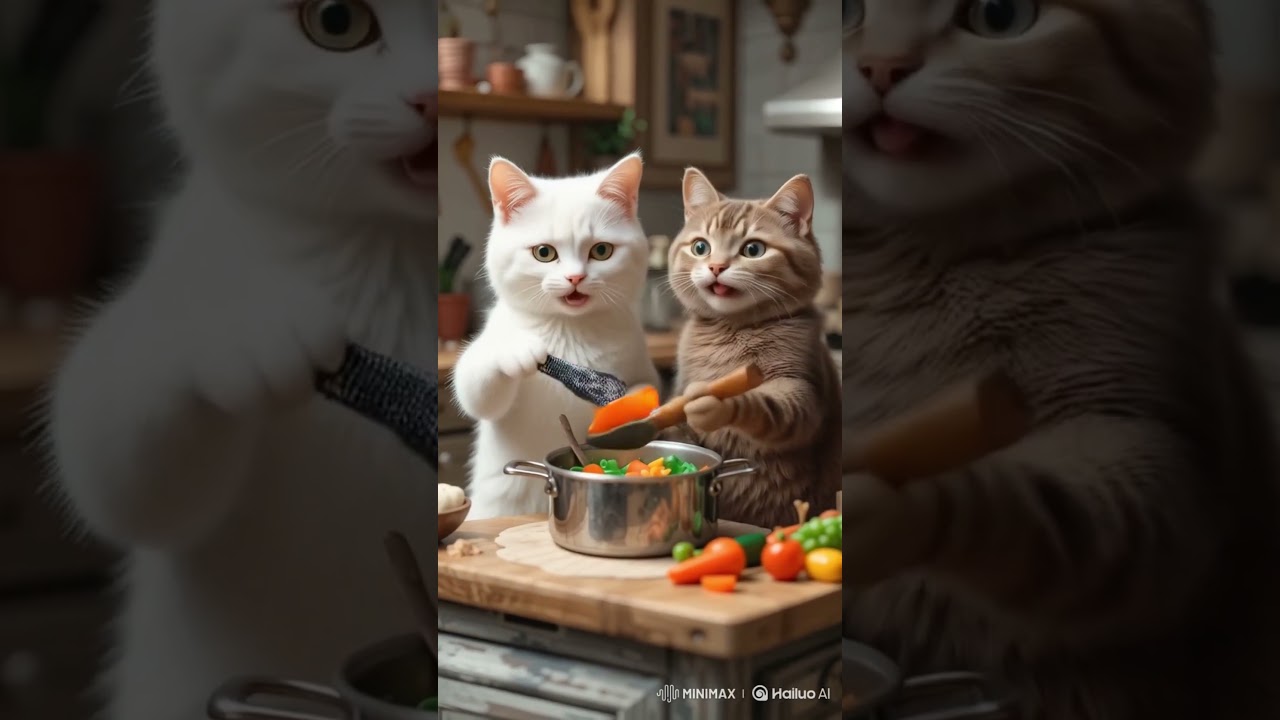 Chef Cats Cook Up a Storm! 🍳🐱 