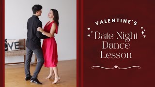 HOW TO SLOW DANCE WITH A PARTNER | Beginner Date Night Dance Lesson 💕