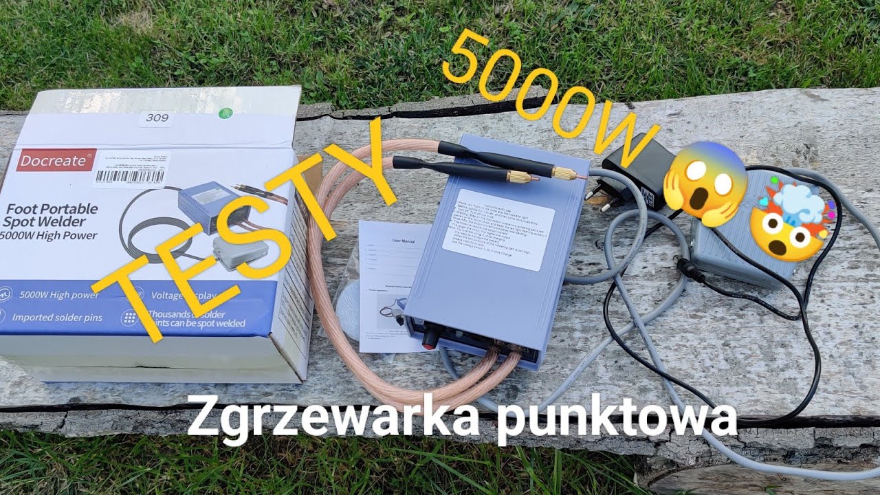 Testy zgrzewarki punktowej z AliExpress