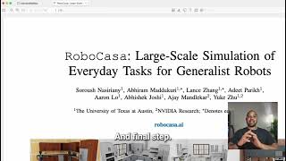 Review that paper: RoboCasa: Large-Scale Simulation of Everyday Tasks for Generalist Robots