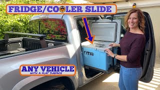 DIY Fridge or Cooler Slide   Tacoma Rear Seat Delete   Any Vehicle