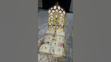 المولد النبوي الشريف شوكولاته برستيج على شكل شموع المولد النبوي الشريف 