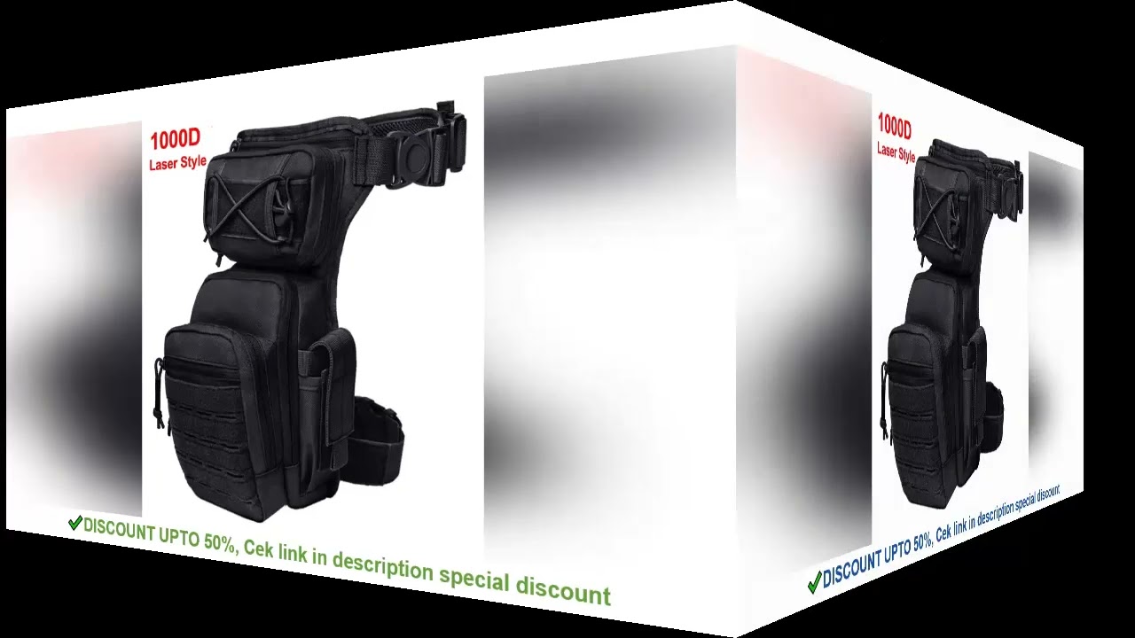 Leg Bag Men's Waist Bag Utility Belt Pack Pouch Male Hip Motorcycle Riding Leggings Thigh Bags Tacti