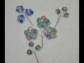 DIY~Make Beautiful And EASY Bead Flower Spray Embellishments!