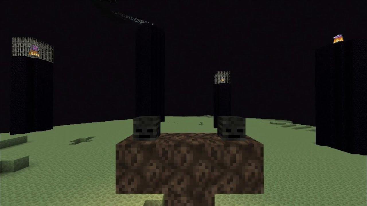 Can you spawn a wither in the end YouTube