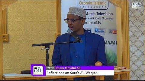 Reflections on Surah  Al- Waqiah