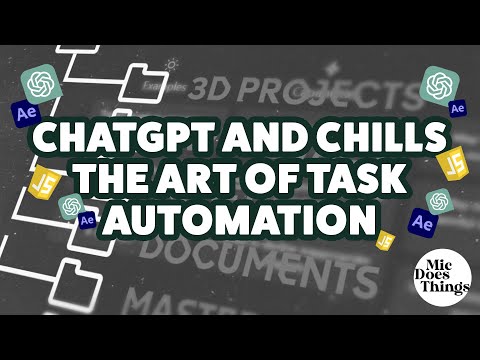Save Time & Stay Organized: ChatGPT's Folder Structure Script (AE)