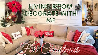 Christmas🎄Decorate With Me|Living Room Space|Christmas Haul Shopping