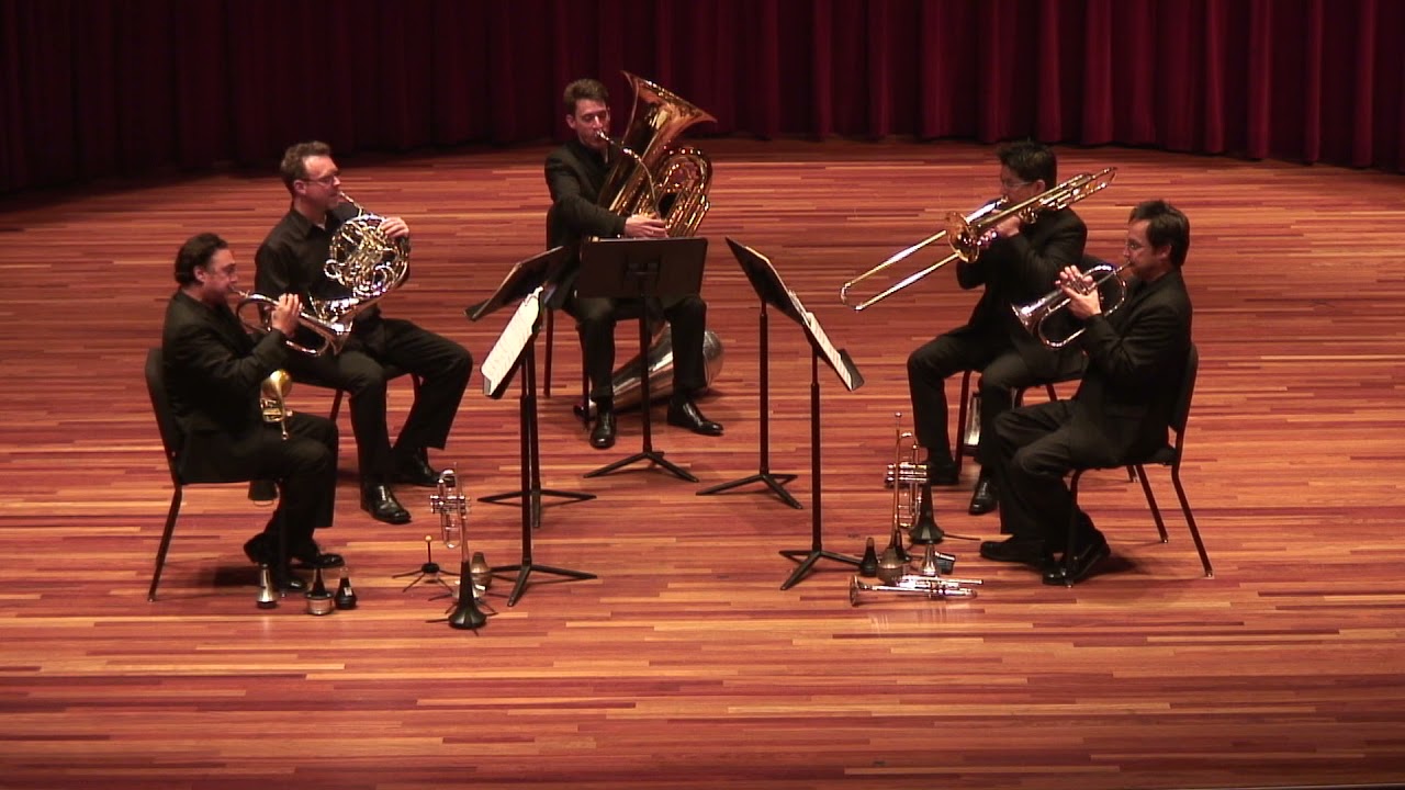 Center City Brass Quintet Live . West Side Story Suite 3  " Maria"