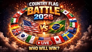 🔥NEW GAME Country Flag Race | Countries Race Against Time 03.02.2026 -