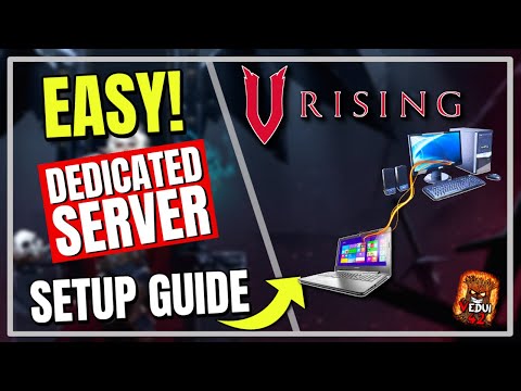 Setup Dedicated Server in V Rising - HOW TO (Local Server) @Vedui42