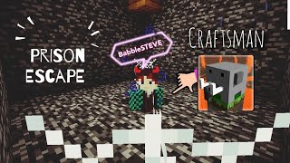 craftsman building craft prison escape  ।  bedrock prison escape। really hard prison। #BabbleSTEVE screenshot 5