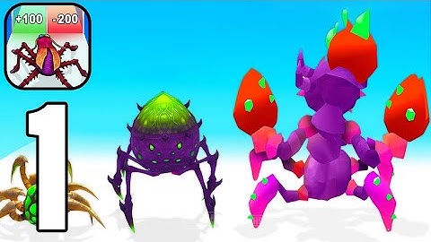 Insect Evolution Run - Gameplay Walkthrough Part 1 Max level (Android,iOS)