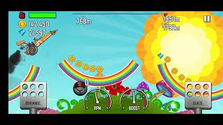 Hill Climb Racing 1 - Dragster In Rainbow Gameplay In Polishdragster Na Tęczy