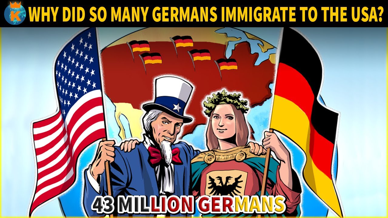 Why did so many Germans immigrate to The United States?