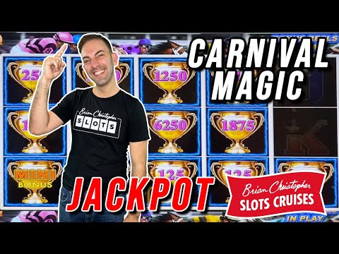 🚢 WINNING on Carnival Magic with 500 FANS! ➣ First Spin BONUS & JACKPOT!
