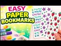 Easy paper bookmarks 🔖 tutorial 🪻📿🧣✨#bookmarks#papercraft