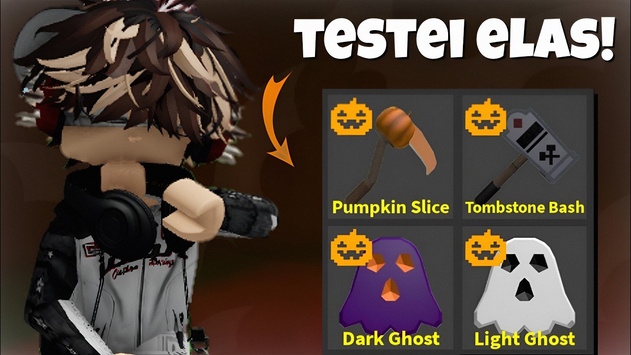 TESTEI A PUMPKIN SLICE E A TOMBSTONE NO MARRETÃO! | Flee The Facility