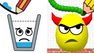 Happy Glass vs Draw To Smash Satisfying ASMR Gameplay (Android,ios) (New Update) screenshot 1