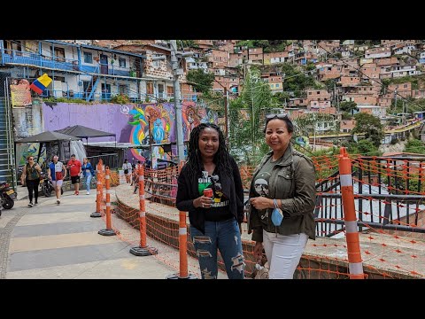 Colombia, Comuno 13 - formerly most violent city on earth is now one of most beautiful and artistic