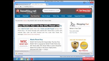 How to download and setup wic reset utility tool