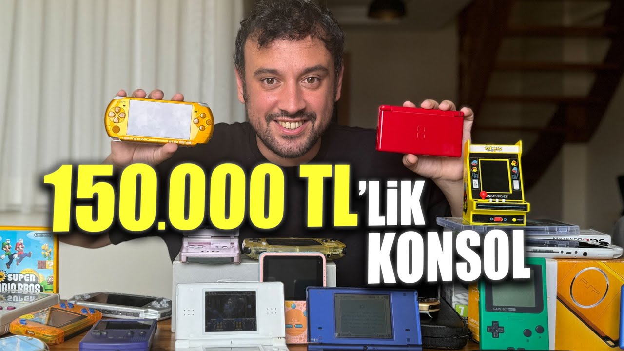 150 BİN TL'LİK EL KONSOLU ALDIK! HEPSİNDE OYUN OYNADIK! (KOLEKSİYON ÜRÜNLERİ)