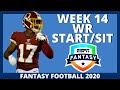 2020 Fantasy Football - Week 14 Wide Receivers - Start or Sit (Every Match Up)