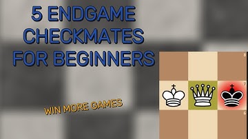 5 Checkmates Every Beginner MUST Know