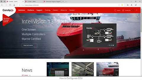 How to configure ECU in the ComAp InteliGen/InteliSys NT controller