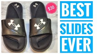 REVIEW Under Armour Men s Ignite Vi Graphic Strap Slide Sandal I LOVE THEM
