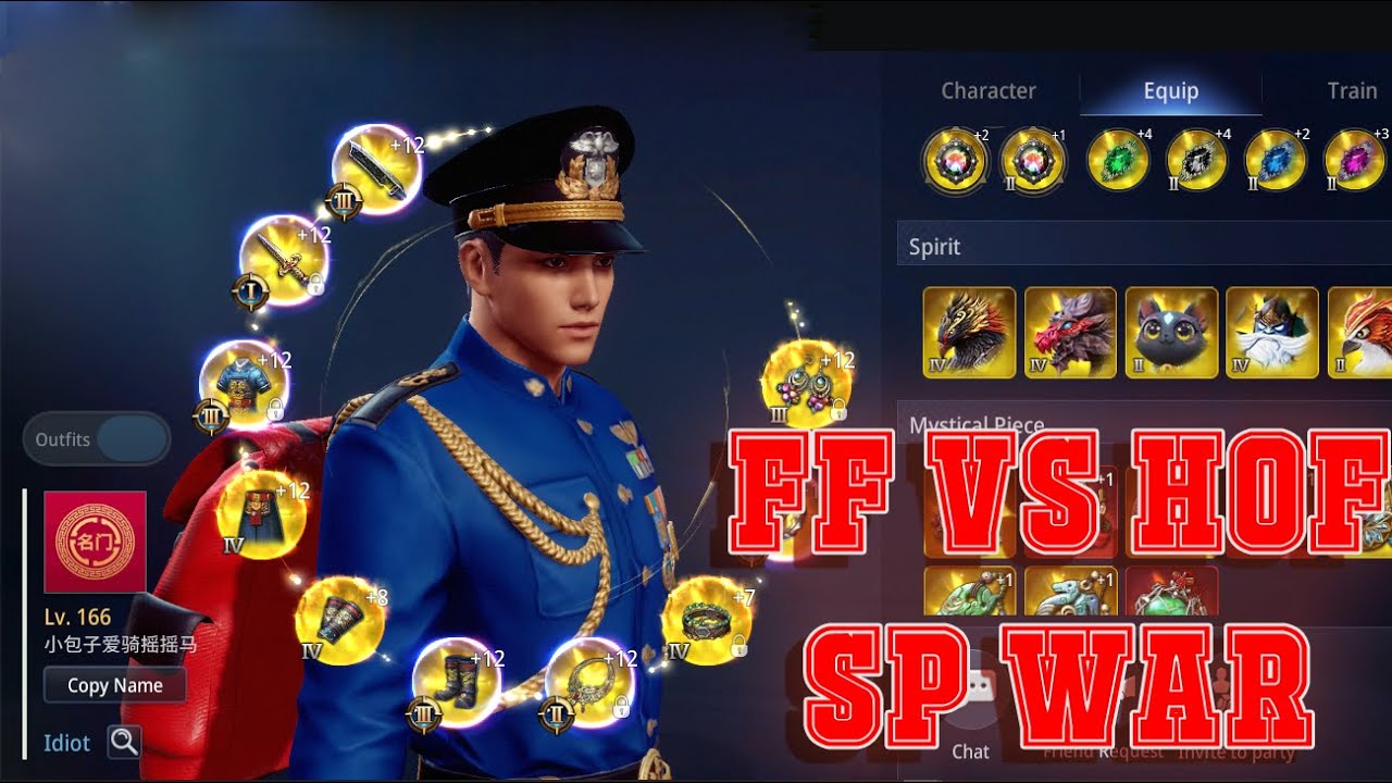 HOF VS FF Secret Peak 10F WAR | OLD TTSLOVE/LIL BAOZI POV | MIR4