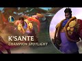 Ksante champion spotlight  gameplay  league of legends