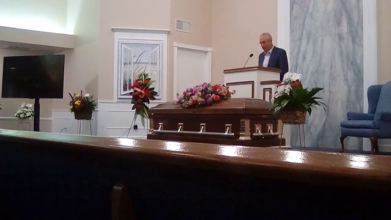 Alpine Pace (Degee) funeral service - YouTube