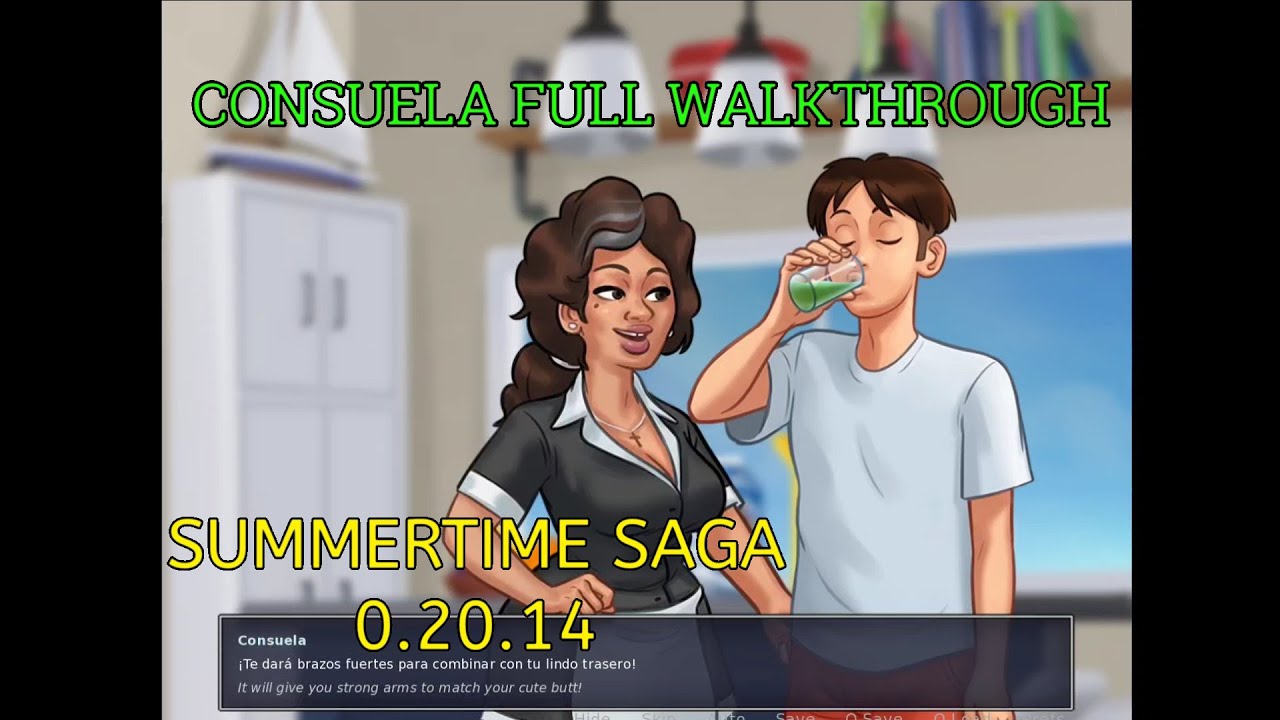 Consuela Full Walkthrough Summertime Saga 0.20.14 Consuela Summertime Guide...