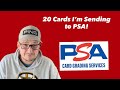 20 Cards I'm Sending to PSA! What Grades do I think I'll get.