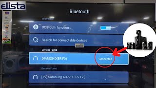 elista Led Tv Bluetooth connection #elista_bluetooth_connection