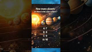 how many planets are there in the solar system #solarsystem #space #shorts #quiz