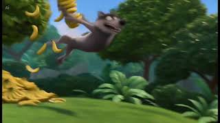 The Greedy Wolf and Clever Monkey 🐵🍌