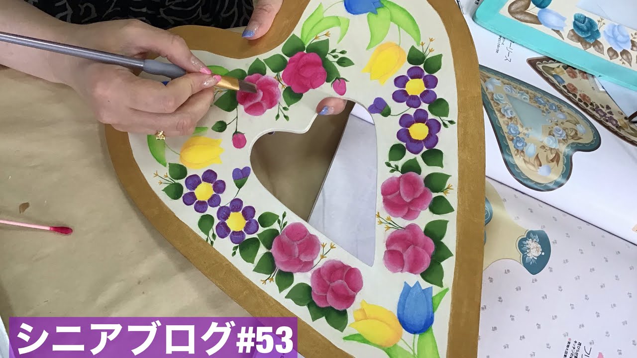 ?2022年6月のトールペイントサークルの様子#トールペイント #シニア 