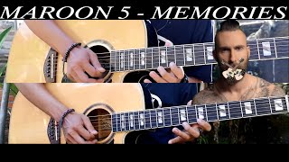 Maroon 5 - Memories x Canon in D ( Acoustic Guitar Cover )