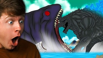 Reacting to DARK BLOOP vs GODZILLA EARTH!