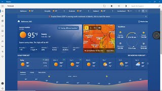 YouTube Recording Weather: Hot Day Forecast for Maryland