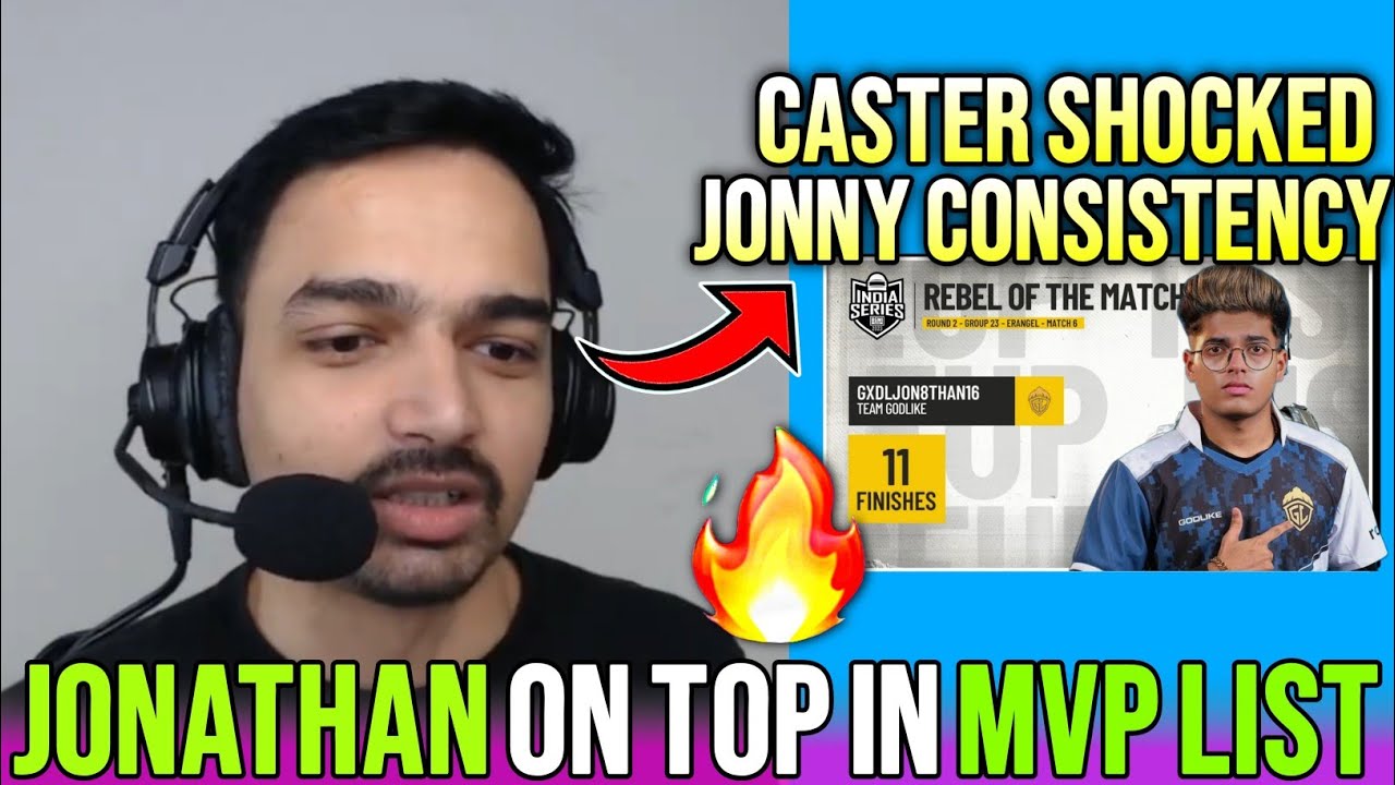 Casters On Jonny #1 In BGIS MVP List👑🔥