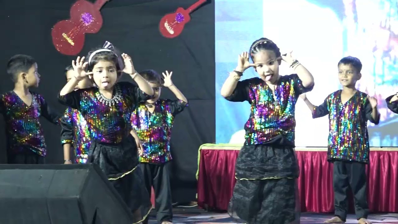 #annual day celebration #guru global school rahanal #cutebaby 