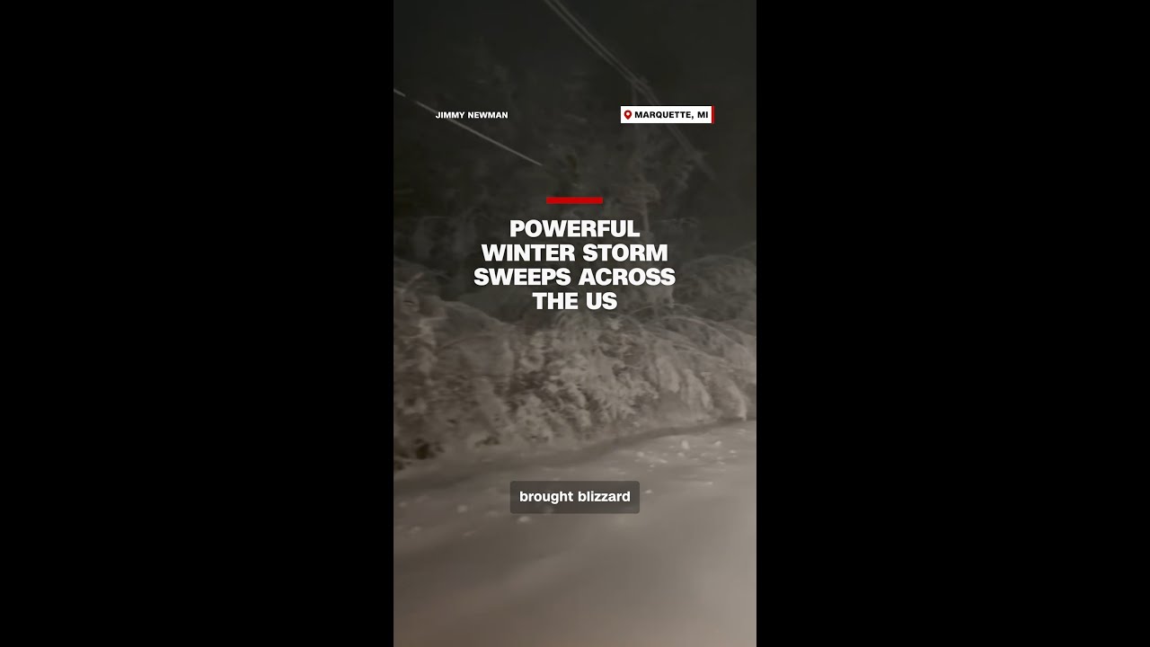 Powerful winter storm sweeps across the US