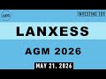 LANXESS AGM 2026 | Stable €0.10 Dividend Approved As Restructuring Aims To Lower Structural Costs